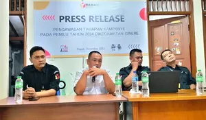 Panwascam Cinere Depok : 57 STTP Nihil Pelanggaran