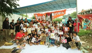 Kemeriahan HUT ke-17 Jakmania Depok Brisix: Wujud Syukur, Helat Pasar Solidaritas Rakyat