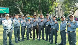 Seragam Ratusan Satlinmas di Depok Ganti Warna Jadi Abu Abu, Ternyata ini Alasannya