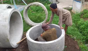 Pembangunan Infrastruktur Kampung Caraka Baktijaya Depok Digeber