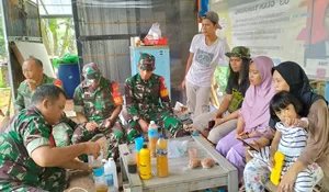 Melihat Inovasi Koramil 06 Cimanggis Ciptakan Urban Farming di Rusunawa Depok : Buat Pupuk Cair dari Bahan Organik