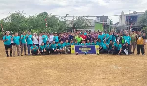 RW6 Ratujaya Depok Buka Pertandingan Sepakbola U 12 : Bidik Bibit Atlet Sepakbola Asal Ratujaya 