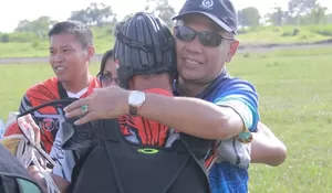 Atlet Terjun Payung Depok Sumbang Juara di PON, Ternyata Ini Sosok Dibalik Keberhasilannya 