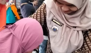 Giliran Balita Kelurahan Mekarjaya Depok Disasar Bulan Vitamin A