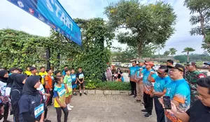 Wakil Walikota, Imam Budi Hartono bersama Fun and Run GTC : Jadikan Promosi Pariwisata dengan Sport Tourism
