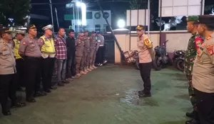 Patroli Gabungan Sawangan Depok Bubarkan Remaja Mau Tawuran