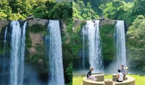 Aksesnya Dekat Parkiran! Tiket Masuk Tempat Wisata Ini Cuman Rp 5 Ribu Bisa Langsung Nikmati Keindahan Air Terjun yang Kece Abis
