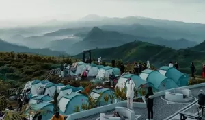 Seger Banget Camping di Taman Langit Pangalengan, Tempatnya Tenang dan Syahdu