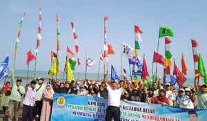Dari Anyer untuk Depok! Basis24 Deklarasi Dukungan kepada Supian Suri, Kibarkan Bendera 6 Parpol 