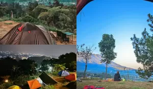 Camping Murah yang Bisa Nongkrong di Cafe dengan Pemandangan Gunung Serta Kelipan City Light Malam yang Mempesona, Cuman di Bukit Gunder!