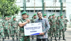 BRI Peduli : BRI Cabang Mabes TNI Cilangkap Serahkan TJSL Berupa Ambulance ke Pusterad