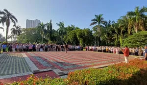 Hari Pertama Antar Anak Sekolah, ASN Depok Boleh Telat Sampai Pukul 10:00 WIB