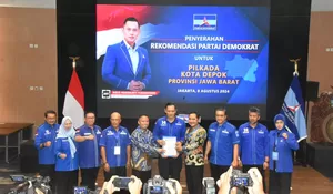 Perdana! Supian Suri dan Chandra Rahmansyah Dapat Tiket Pilkada Depok 2024 dari Partai Demokrat, AHY Gaungkan Pesan Kemenangan