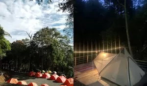 Staycation Syahdu di Tempat Camping Ini Aja, Sajikan Suasana Pinggir Sungai dan Lembah yang Indah dan Estetik Abis!