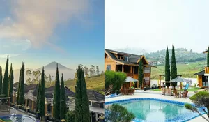 Staycation di Sini Langsung Dimanjakan View Pegunungan, Apalagi Bisa Berendam di Kolam Air Hangat Pasti Makin Betah deh!