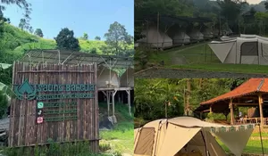 Ada Glamping Tenda Syahdu Pinggir Sungai di Sentul Bogor yang Bisa Sekalian Trekking ke Curugnya Juga!