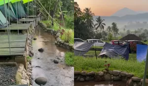 Tempat Camping Keluarga Ini Asik Banget, Bisa Liat View Alam yang Cakep dan Bisa Langsung Rasain Sensasi Mata Air yang Jernih!