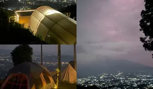 Bisa Liburan Keluarga Anti Ribet di Tempat Camping Ini, Ada Glamping Tenda Estetik Apalagi View City Lightnya Juara Abis!