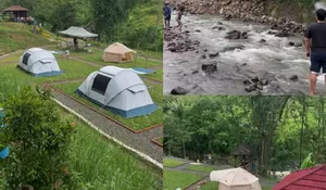 Camping dan Glamping Tenda Tepi Sungai Ini Syahdu Abis, Apalagi Fasilitasnya Lengkap, Cocok Banget Buat Liburan Keluarga!