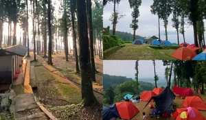 Bakalan Suka Sama Tempat Camping yang Satu Ini, Viewnya dari Sunrise, Pegunungan sampai dan Bisa Trekking Tipis ke Curug!