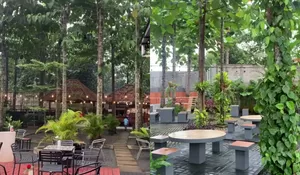 Depok Punya Nih! Bisa Nikmati Sensasi Nongkrong dengan Dikelilingi Pohon Jati yang Sejuk Abis