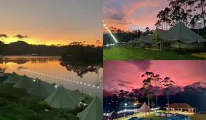 Pesona View Danau, Bukit, dan Sunrise di Tempat Ini Pasti Langsung Buat Jatuh Cinta! Apalagi Ada Camping Hingga Glamping Tendanya