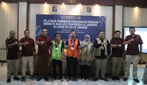 Tingkatkan Keterampilan Warga Binaan, Lapas Cibinong Buka Pelatihan Budidaya Ikan Lele dan Jangkrik