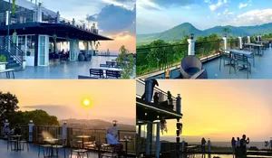 Dijamin Jadi Kafe Bogor dengan View Tercantik, Nongkrong Sambil Liat Panorama Gunung, Sunset, Bahkan City Light Emang Gak Ada Obat!