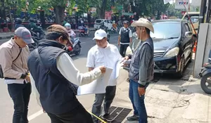 Trotoar Jalan Komjen M Jasin dan Cinere Raya Ditata, Rogoh APBD Depok Rp8 Miliar