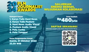 Pendaftaran PLN Journalist Award 2024 Tinggal Sebulan Lagi, Kirimkan Karya Jurnalistik Terbaikmu!