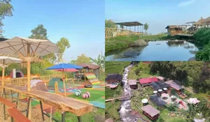 Tempat Wisata Murah Bandung Ini Suasananya Kaya Lagi di Ubud, Bisa Camping Sambil Disuguhi Hamparan Persawahan yang Syahdu!