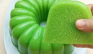 Puding Lumut Pandan Super Enak dan Anti Gagal