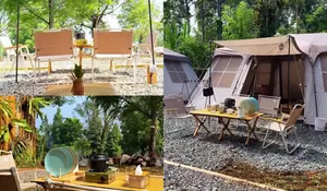 Ada yang Baru di Camping Gayatri! Kamu Bisa Camping Anti Ribet di Tenda Glamping Ala Korea yang Estetik Parah