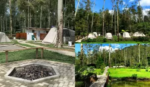 Tempat Camping Bak Hotel dengan Tenda Glamping Estetik di Bandung dan Disuguhi Panorama Alam Secantik Ini!