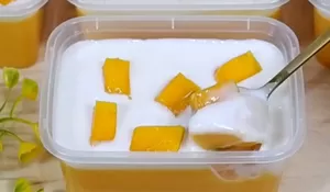 Cemilan Manis dan Segar dari Olahan Mangga! Perlu Coba Resep Mango Silky Pudding dengan Vla yang Super Lembut Ini