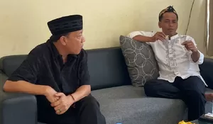 Baliho Dirusak Paslon Bayu dan Kang Mus Datangi Bawaslu Kabupaten Bogor