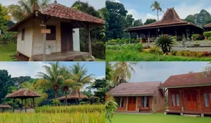 Pemandangan Alam Indah dan Desain dari Villa Bogor Ini Rasanya Kaya Lagi Liburan Ke Jogja, Cocok Buat Liburan Akhir Pekan!