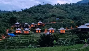 Bisa Nikmatin Staycation Mewah di Glamping Bogor Super Nyaman yang View Cantik Persawahan Kaya di Ubud Bali!