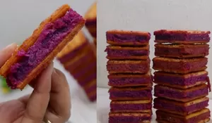 Rasa Gabin Kekinian Untuk Ide Jualan dengan Isian Olahan Ubi Ungu yang Enak Manisnya Pas!