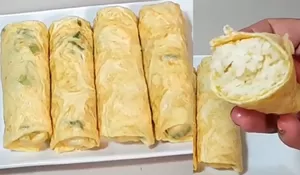 Buatnya Satset yang Anak Pasti Doyan! Yuk, Coba Buat Nasi Goreng Telur Gulung yang Cocok Untuk Bekal Anak Sekolah