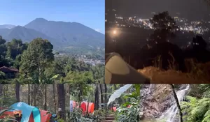 Suasana Tenang Dikelilingi Pohon Pinus dan Dekat Curug Membuat Tempat Camping Hidden Gem Ini Bikin Betah dan Gak Mau Pulang!