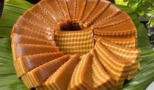 Dari Olahan Santan dan Gula Merah, Kamu Bisa Membuat Kue yang Lembut, Enak dan Secantik Ini!