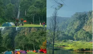 Kapan Lagi Bisa Ngerasain Tempat Camping Seru dengan Latar Air Terjun yang Indah dan Syahdu Banget!