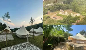 Habiskan Liburan Natal dan Tahun Baru di Tempat Camping Syahdu Pinggir Sungai dan Panorama Pegunungan di Lembah Darwis!