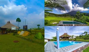 Villa Bogor Anti Macet yang Langsung Disuguhi Hamparan Persawaahan yang Indah dan Unreal Banget Viewnya!