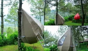 Kapan Lagi Bisa Rasain Menginap di Glamping Unik Berbentuk Kepompong di Mulberry Hill Resort!