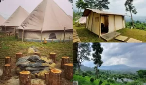 Cuma Bawa Badan Aja, Sudah Bisa Menginap di Glamping Tenda Mewah dengan Fasilitas Super Lengkap Sambil Disuguhi Pemandangan Indah Ini!