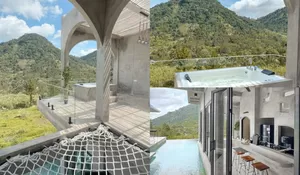 Nggak Nyangka, Bisa Menginap di Villa Sentul yang Langsung Disuguhi Panorama Gunung Pancar Sejelas Ini!