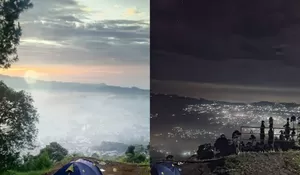 Gokil Abis! Tempat Camping Ini Miliki Pemandangan Terbaik di Bandung, Langsung Nikmati Sunset, Sunrise, City Light, Bahan Lautan Awan!