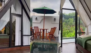 Gak Pake Ribet dan Cuma Bawa Badan Aja, Sudah Bisa Menginap di Cabin Puncak yang Estetik dan Ada Private Poolnya!